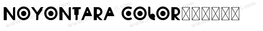 Noyontara Color字体转换
